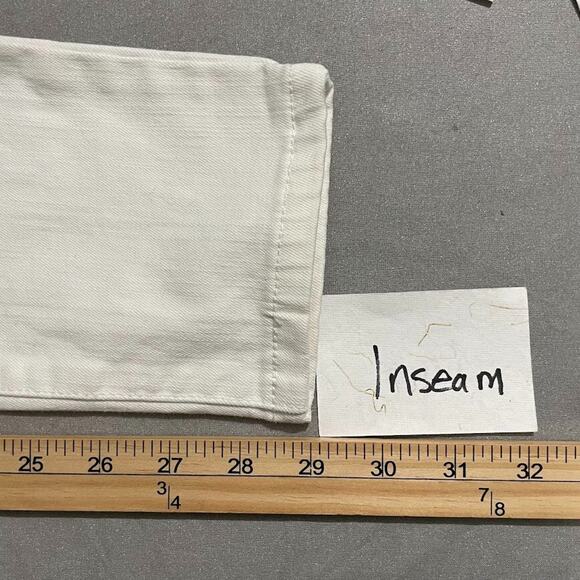 Michael Kors Womens Size 2 White Stretch Skinny Jeans Preppy Minimalist Chic - Picture 11 of 11